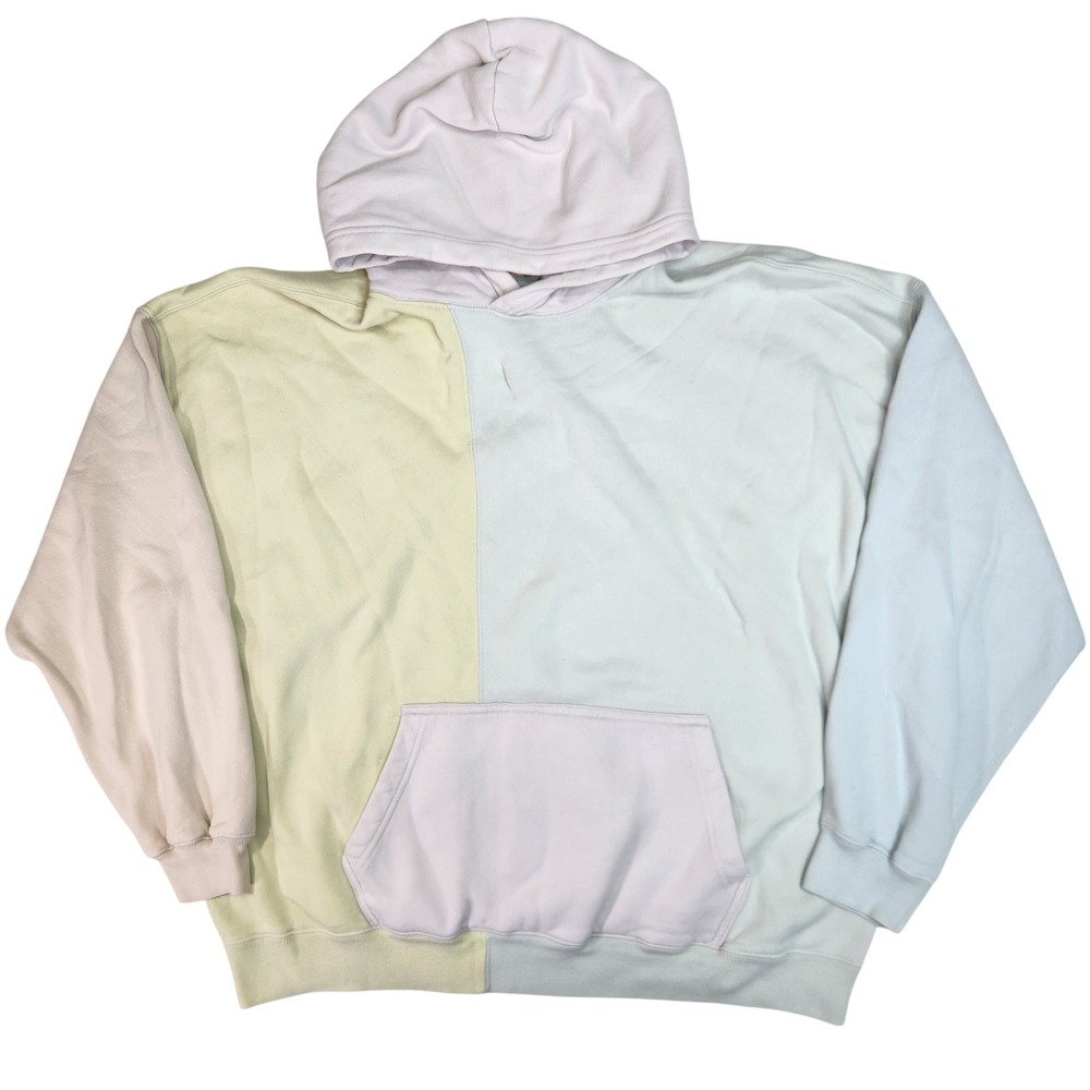 Abercrombie & Fitch The Trevor Project Pastel Colorblock Hoodie XL Pride